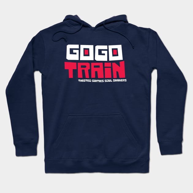 Sixties GoGo Train Hoodie by modernistdesign